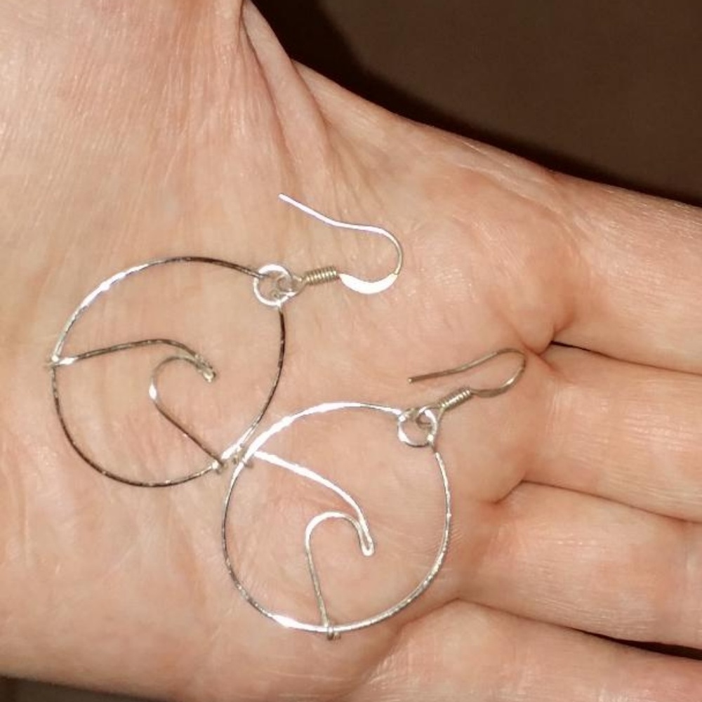 Hoop Earrings Sterling Silver
